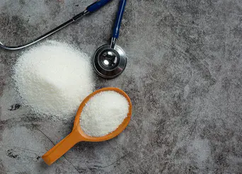Bahan kimia grade farmasi di fasilitas produksi